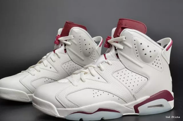 650 Comfortable 6 Jordan 384664-116 Maroon Retro 0822